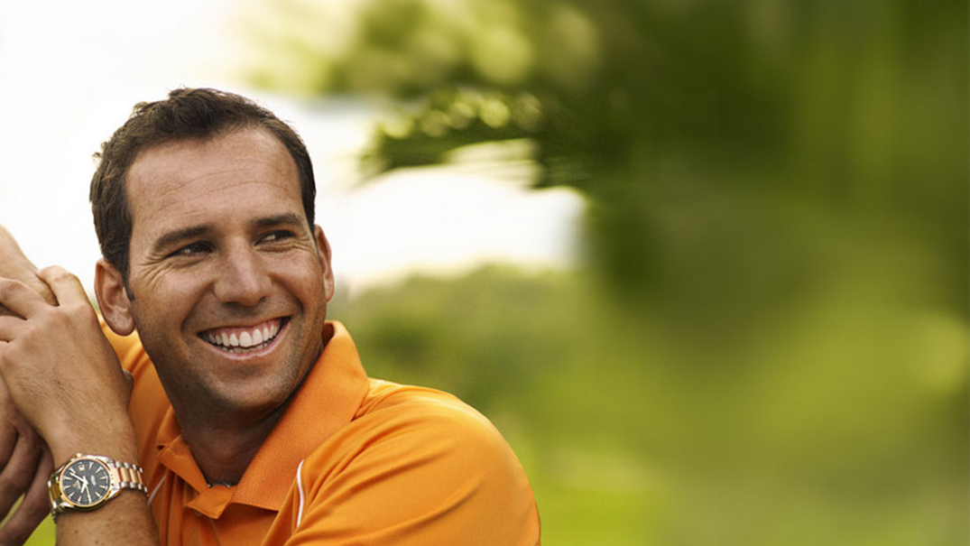 El golfista Sergio García por una buena causa