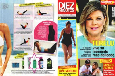 Aceite Liporeductor en la revista Diez Minutos