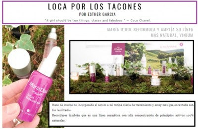 Línea VINUM en el blog LOCA POR LOS TACONES
